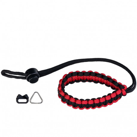 Genesis Gear Camera Wrist strap Red/Black, Paracord