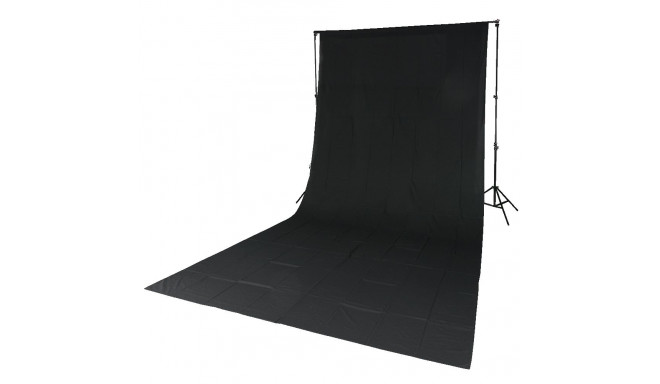Genesis Gear Chromakey Backdrop black 180x280cm with 8.5cm sleeve for the crossbar