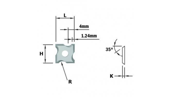 HW KNIFE R3 (4 CUTTING EDGES)
