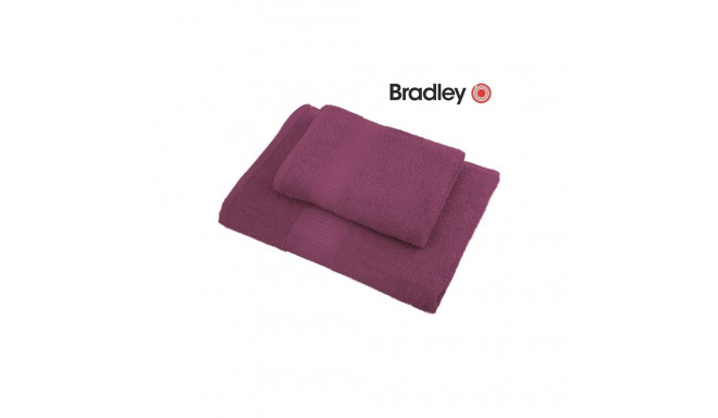 Bradley froteerätik, 100 x 150 cm, pastelne bordoo, 3tk