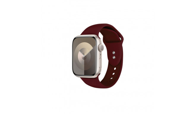 Crong Liquid - Pasek do Apple Watch 38/40/41/42 mm (bordowy)