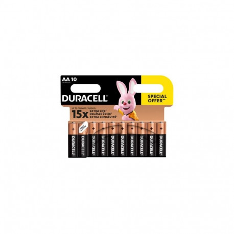 BATTERIES DURACELL AA 10VNT