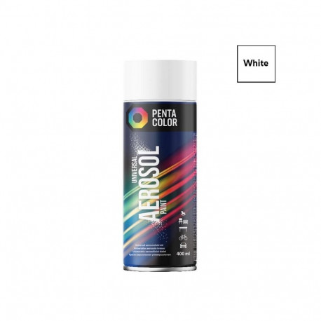 PAINT AER PENTA valge läikiv 400ML R-9010