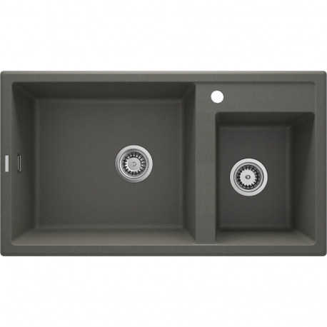 2-bowl granite sink