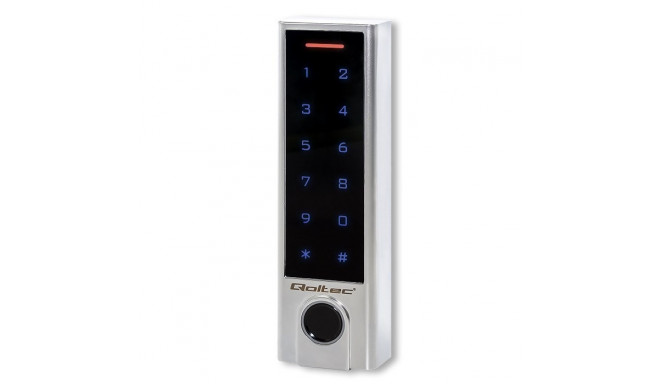 Qoltec 52448 Koodlukk TITAN sõrmejäljelugejaga | RFID | BT 4.0 | Kood | Kaart | võtmehoidja | Ukseke