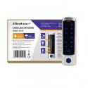 Qoltec 52445 Code lock DIONE with RFID reader Code | Card | key fob | Doorbell button | IP68 | EM