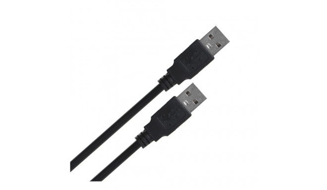 Lanberg CA-USBA-20CU-0010-BK USB kaabel 1m 2.0 USB A Must