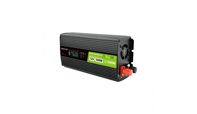 "Green Cell KFZ Spannungswandler Power Inverter 12V > 230V 500W/1000W Display"