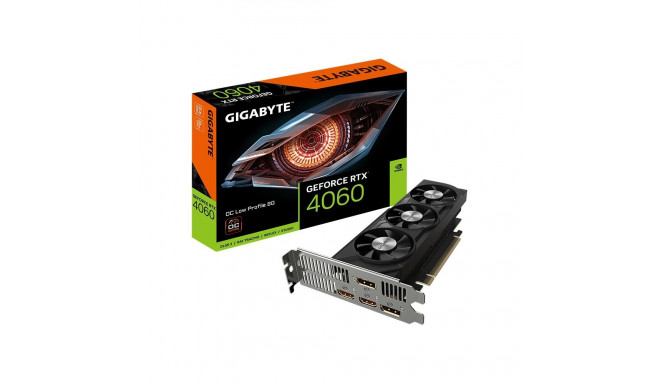 Gigabyte graphics card RTX 4060 8GB OC Low Profile GDDR6 3Fan
