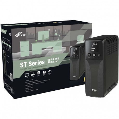 FSP torn ST 1200 1200VA 720W RJ45-väljund 4x Schuko