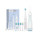 Sonic toothbrush with tip set and water fosser FairyWill FW-507+FW-5020E (white)