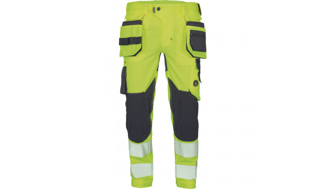 Cerva Neurum Nordics stretch vööpüksid ripptaskutega Hi-vis kollane 46