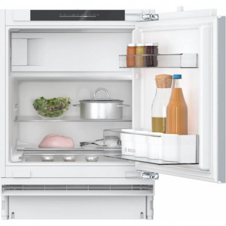 The Bosch Series 4 KUL22VFD0 is a built-under (integrated) larder fridge with a sma