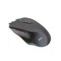 Wired gaming mouse Nemesis C340 4000 DPI RGB LED programmable buttons black