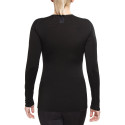 Wo Lightwool Undershirt LS must särk - XL