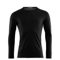 Wo Lightwool Undershirt LS must särk - XS