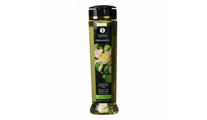 Massaažiõli Organic Erotic Green Tea Shunga Exotic (240 ml)