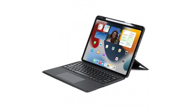 DUX DUCIS case DK foldable with Wireless Keyboard for iPad Air 13 (2024)/Pro 12.9 (2020/2021/2022) b