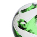 Piłka nożna adidas Tiro Junior 350 League biało-zielona HT2427 4