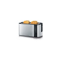 Severin AT 2590 toaster 2 slice(s) 1400 W Black, Silver