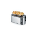 Severin AT 2590 toaster 2 slice(s) 1400 W Black, Silver