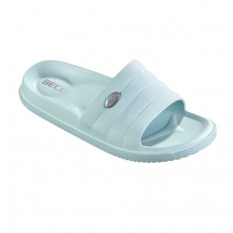 Slippers unisex BECO 90606 888 size 36 petrol/aqua