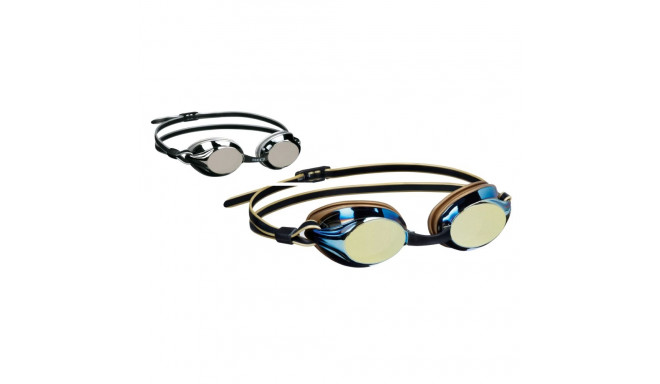 Swimming goggles BECO Competition UV antifog 9933 asort. silver, gold