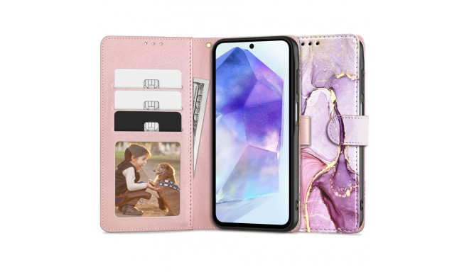 TECH-PROTECT WALLET GALAXY A55 5G MARBLE
