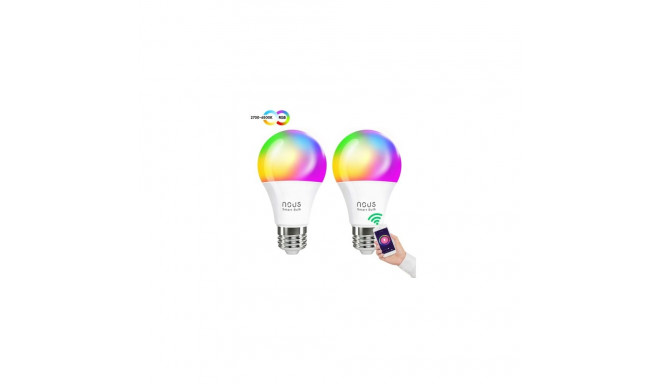 NOUS P3 Smart WIFI Bulb RGB E27 (2pcs), TUYA / Smart Life