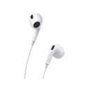 Earphones 3.5mm with Built-in Microphone & Controller, White
