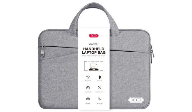 XO laptop bag CB01 13", gray