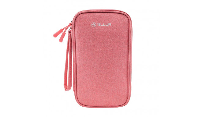 Tellur Universal travel cable organiser Pink