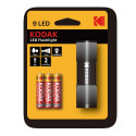 Kodak 9-LED taskulamp+ 3 AAA, must
