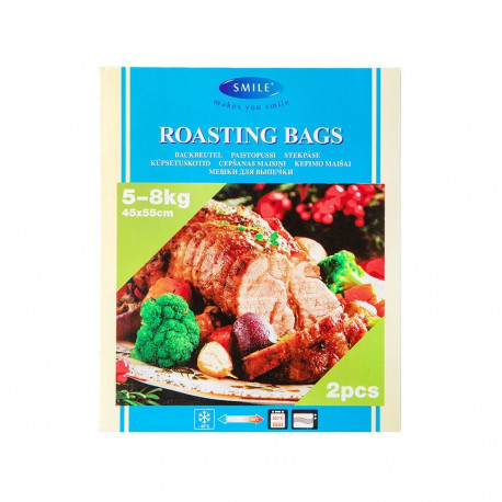Smile küpsetuskotid 45 x 55 cm, 5-8 kg, 2 tk