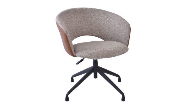 Task chair KARINA without castors, beige/light brown