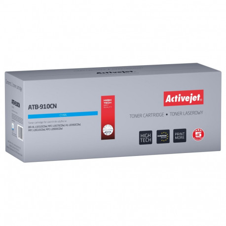 Activejet ATB-910CN tooner (asendus Brother TN-910C; Supreme; 9000 lehekülge; tsüaan)