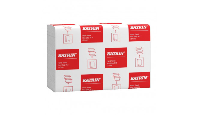 Sheet towel 2-layer KATRIN Non-Stop M2, Z-fold 20,3x25,5cm 140 sheets (88690) Handypack