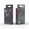 TelForceOne kaabel USB - Lightning + USB-C + microUSB 1m 2A, must (MXUC-02)