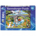 Ravensburger pusle Loomade sõbrad 100tk Ravensburger pusle Loomade sõbrad 100tk