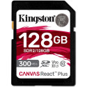 "CARD 128GB Kingston Canvas React Plus SDXC 300MB/s"