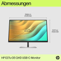 "68,6cm/27'' (2560x1440) HP E27u G5 IPS HDMI DP USB-C QHD"