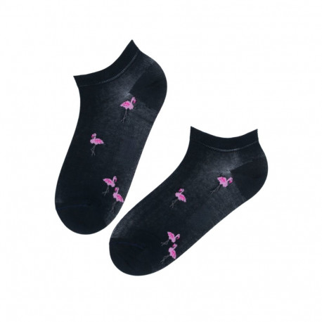 SOKISAHTEL FLAMINGO tumesinised madalad sokid 446