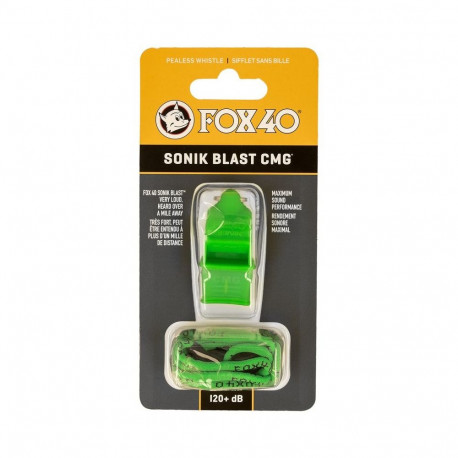 Sonik Blast CMG whistle + green string