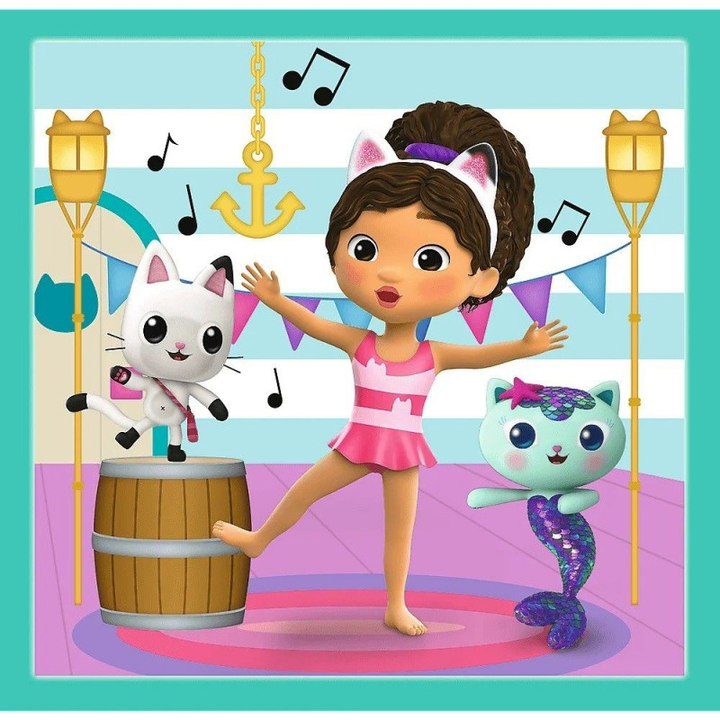 Puzzles 3in1 Gabbys activities Gabbys dollhouse - Pusled - Photopoint
