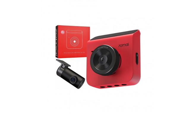 Dash Cam A400+rear cam RC09 Red