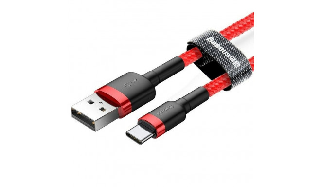 USB A uz USB C Kabelis Baseus Cafule Sarkans 24 2 m