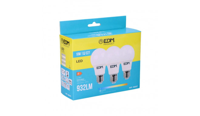 3 LED spuldžu komplekts EDM 98207 F 60 W 10 W E27 810 Lm 932 Lm Ø 6 x 10,8 cm (6400 K)