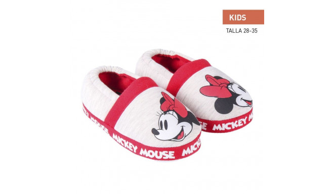 Mājas čībām Minnie Mouse Gaiši pelēks - 32-33