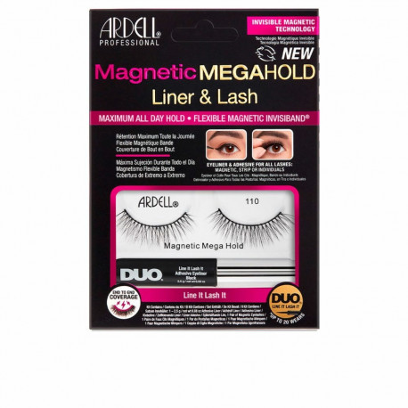 Kunstripsmete komplekt Ardell Magnetic Megahold Liner Lash Nº 110 2 Tükid, osad (2 Ühikut)