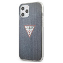 Guess kaitseümbris iPhone 12 Pro Max, navy blue (GUHCP12LPCUJULDB)